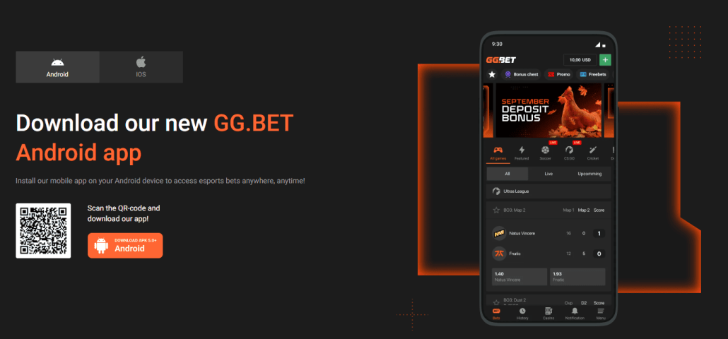 GGBet programėlė